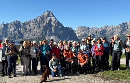 2. SI SeniorenIntegrations Tour Rotary Club Kitzbühel mit dem Alpenverein in die Dolomiten