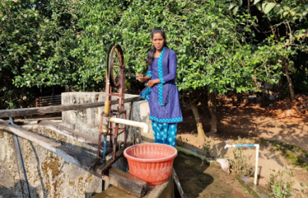 Brunnen in der Region Odisha in Ost-indien